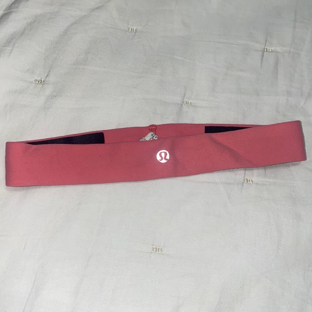 Pink lululemon headband